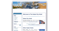 Desktop Screenshot of dubaicityhotel.com