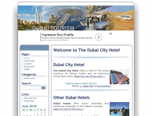 Tablet Screenshot of dubaicityhotel.com